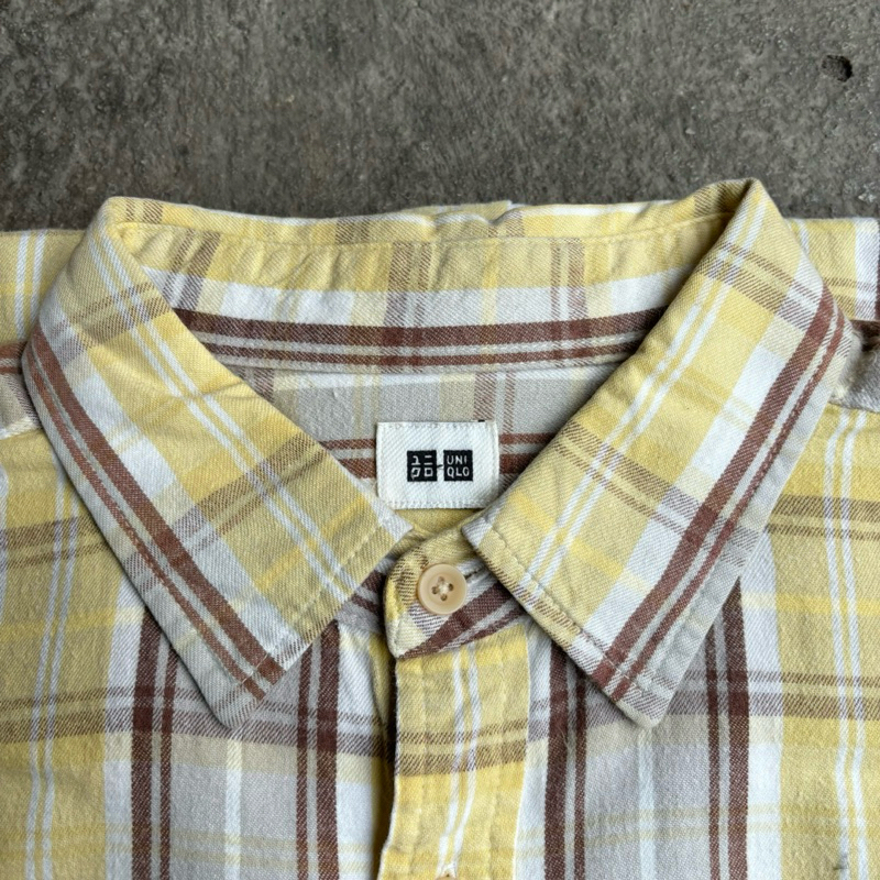 Size XL Kemeja Flannel Uniqlo Second Branded