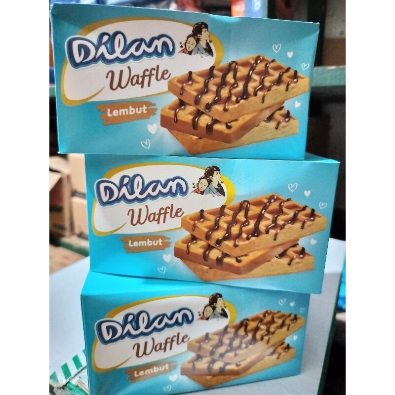 

Dilan Waffle lembut ( 1 kotak isi 12 Pcs )