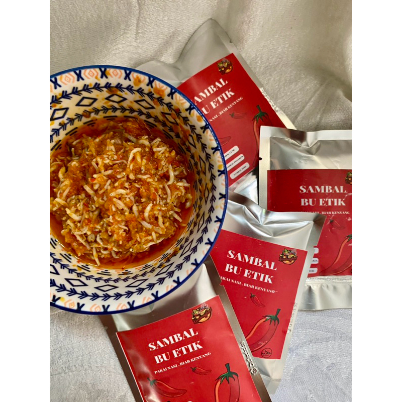 

Sambal Teri Medan Bu Etik - Pedas Gurih, Praktis dan Lezat - 30gram