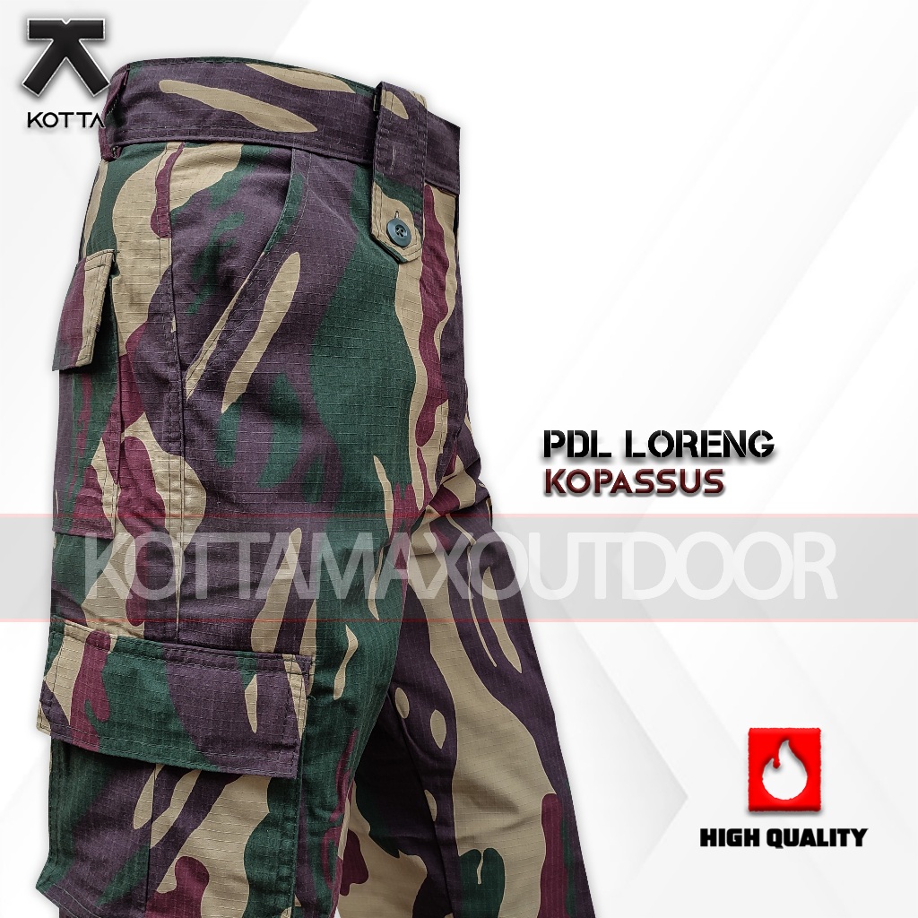CELANA PDL CARGO PANJANG LORENG TNI KOPASSUS KOPASUS ARMY