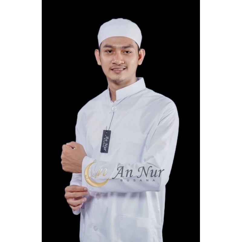 BAJU KOKO SANTRI HAIBAH MODEL AMMU LENGAN PANJANG