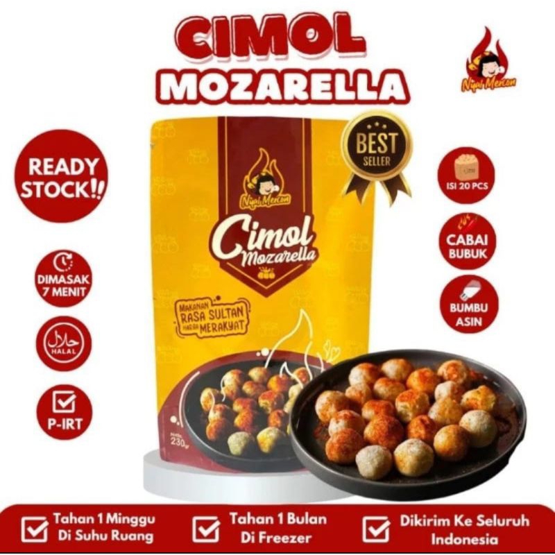 

Nyai Mercon Cimol Mozarella - Stock Fresh (Expired 1 Bulan)