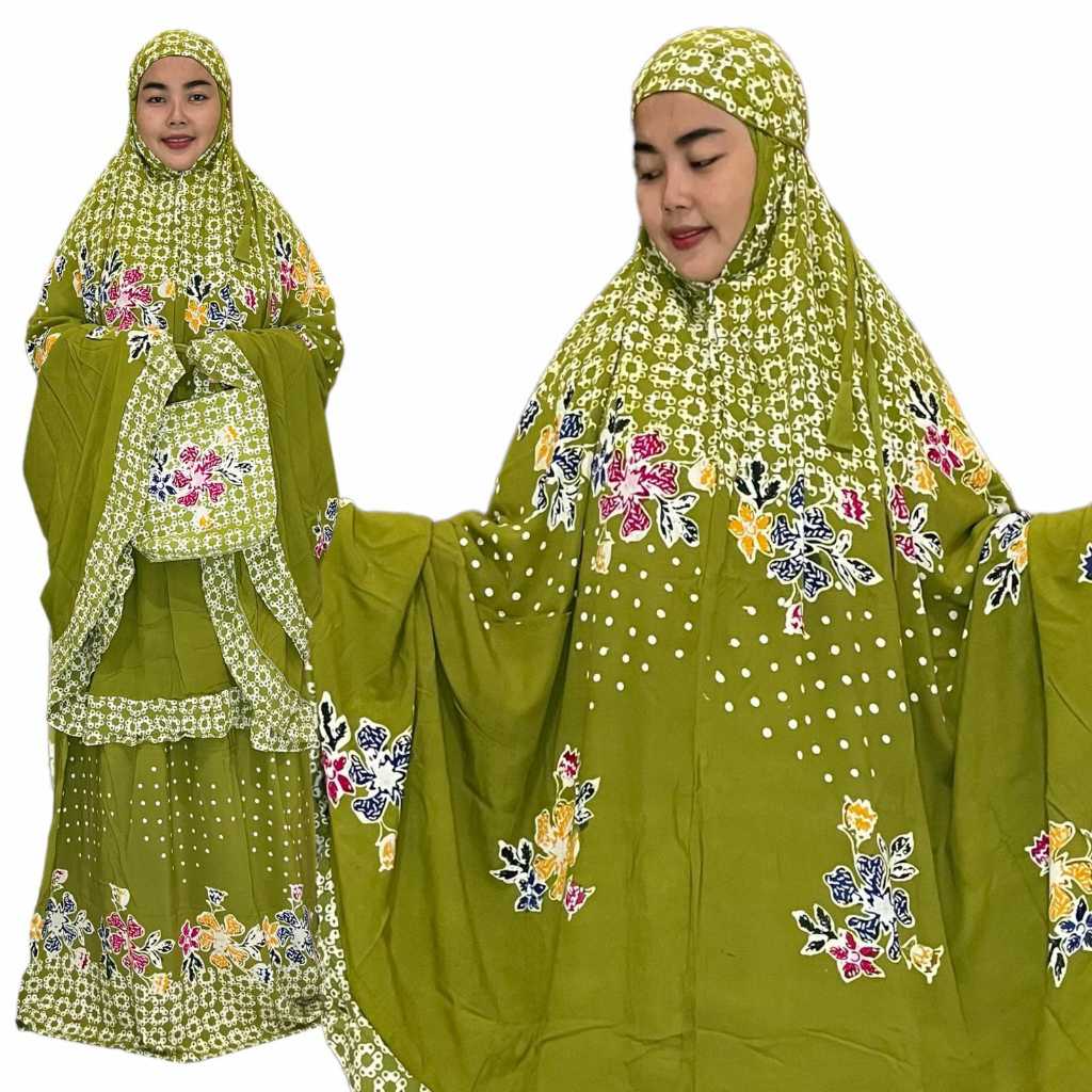 MUKENA JUMBO BATIK CAP MUKENA DEWASA TERBARU 2024