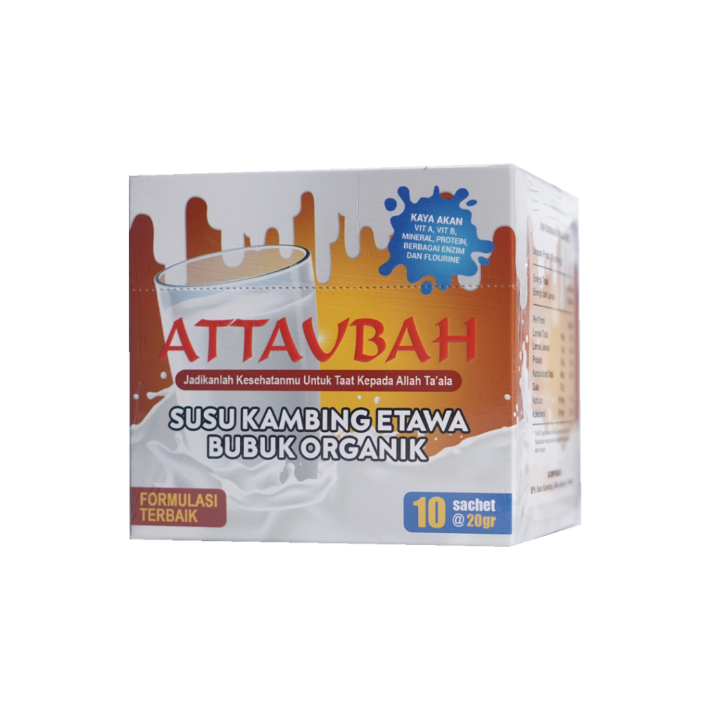 

Susu Kambing Premium Attaubah 10 Sachet