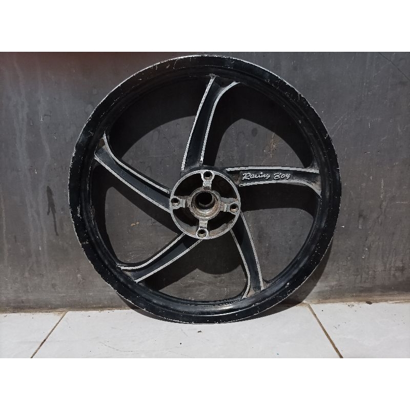 VELG DEPAN RACING BOY 1.40 RING 14 LUBANG 4 MATIC HONDA