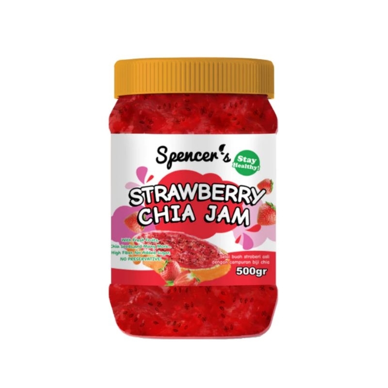 

Spencer's Strawberry Chia Jam (500g)