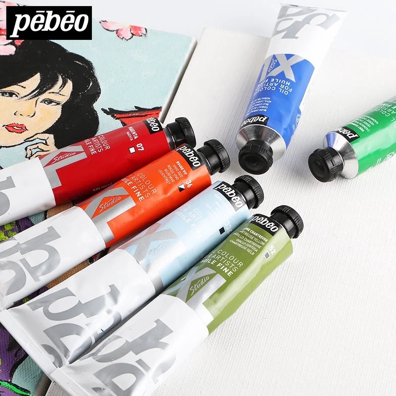 

Pebeo Studio XL Fine Oil Paint 2 ml Tube Paint Color KODE K5X5