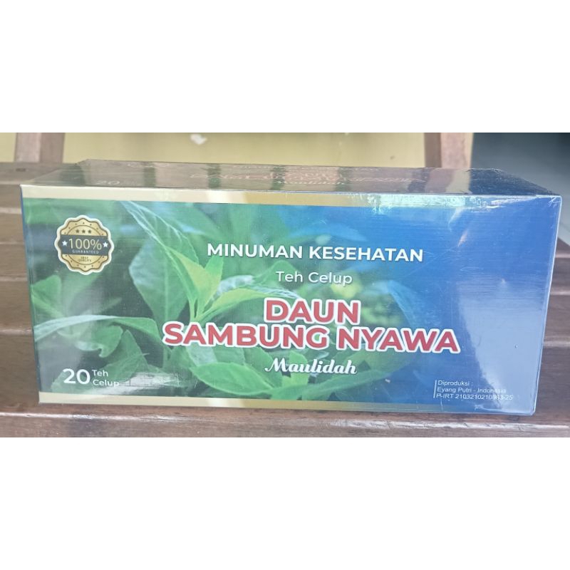 

Teh celup daun sambung nyawa/Teh herbal daun sambung nyawa isi 20 pcs