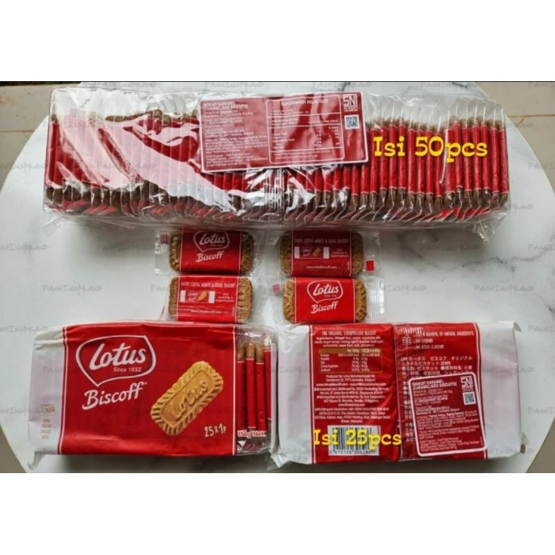

Lotus Biscoff Biskuit Karamel 312 gr isi 50pcs / Biscoff Lotus 312gr isi 50pcs / Lotus Biscoff Sandwich 150gr
