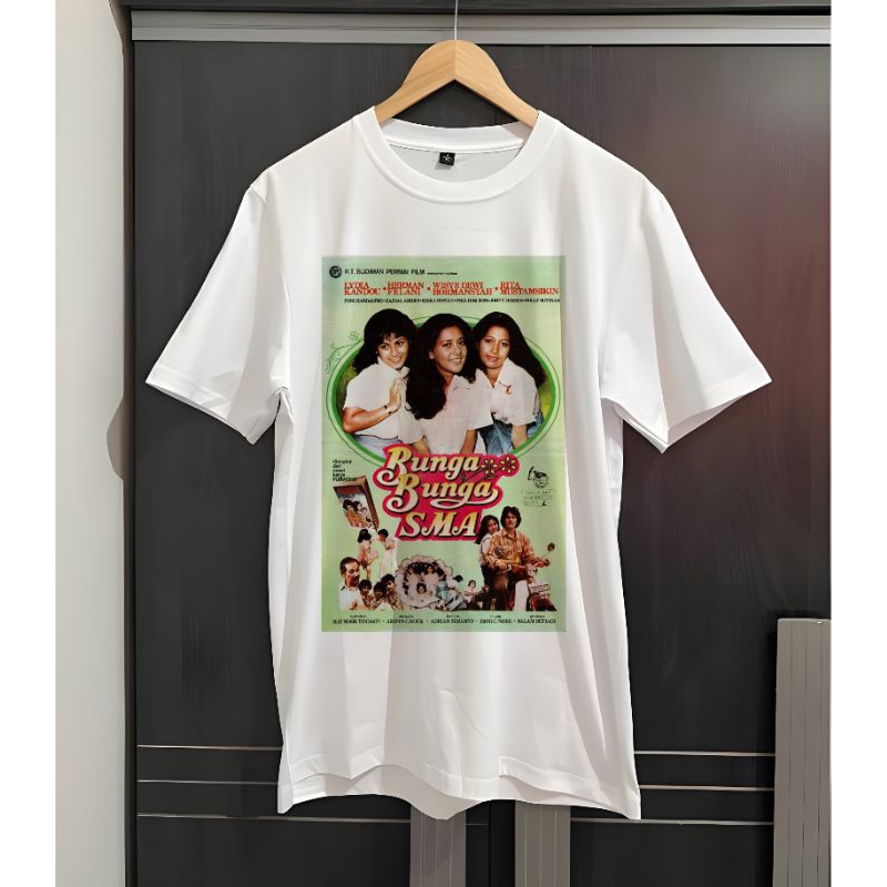 KAOS JADUL BUNGA Bunga SMA KAOS FILM KAOS VINTAGE KAOS MOVIE