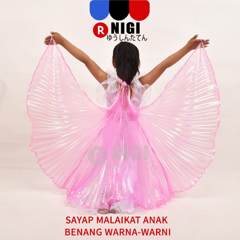 NIGI Sayap Malaikat Kerub/Alat Tari Kostum/Anak Kerub Alat Tari Kostum