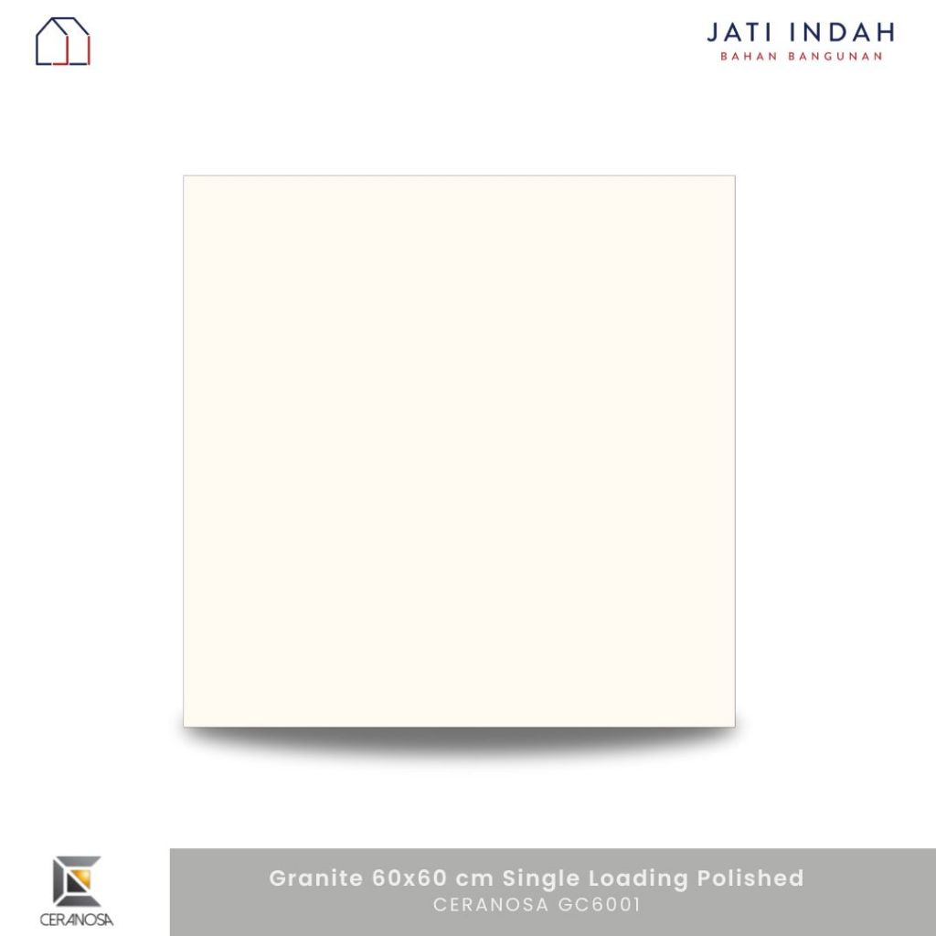 Granit Lantai Polos Ivory 60x60 cm CERANOSA GC6001 / Granite Tile