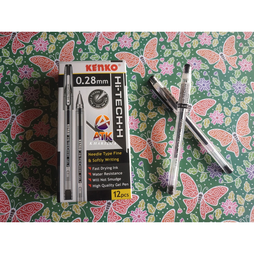

Pulpen Kenko Hi-Tech-H 0.28mm - Hitam