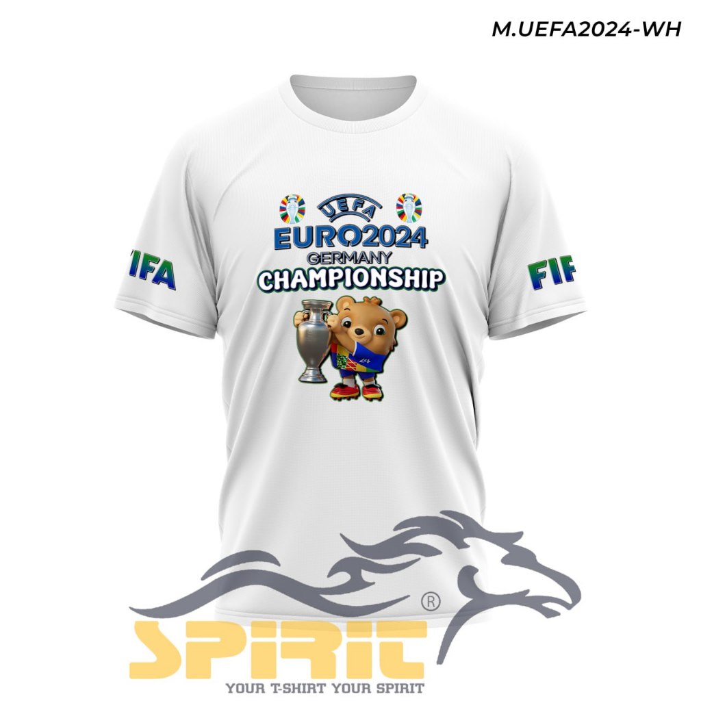 Kaos Jersey Albart Maskot Euro 2024 Bola UEFA Jersey Albart Maskot Euro 2024 Katun 24s All Size