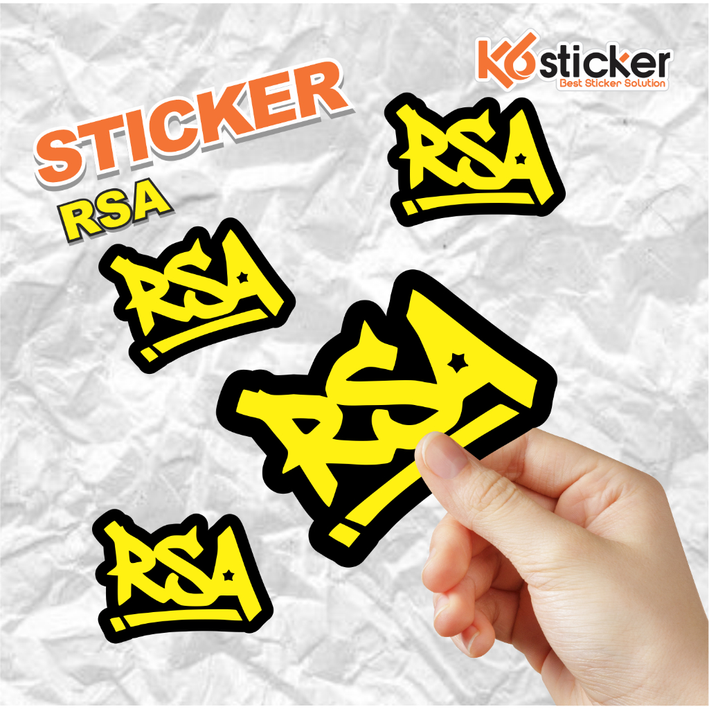 

Stiker brand/stiker distro/stiker graftac RSA anti air