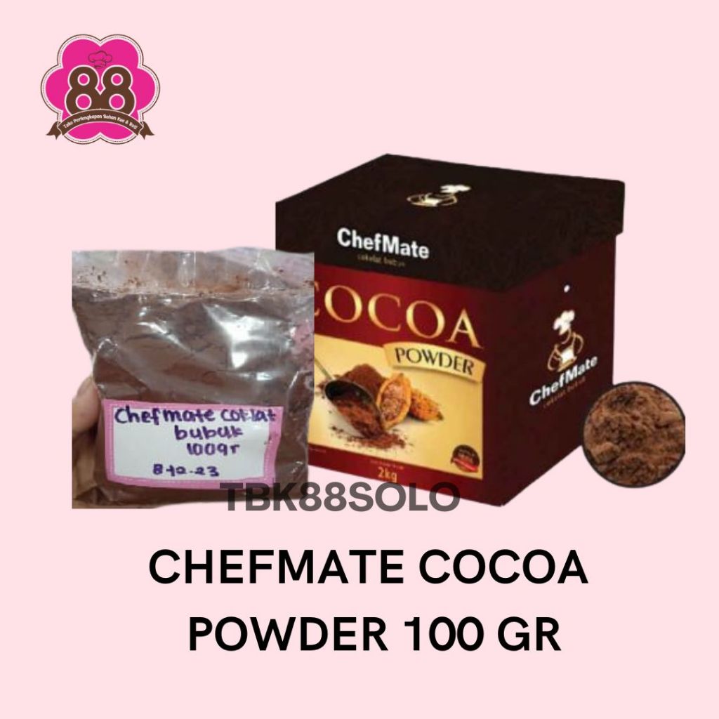 

CHEFMATE COCOA POWDER COKLAT BUBUK REPACK 100GR