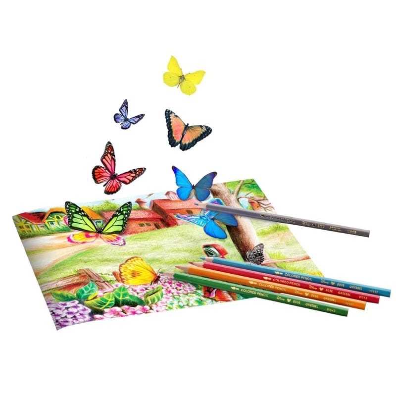 

Pensil Warna Greebel Panjang 24 Warna Classic