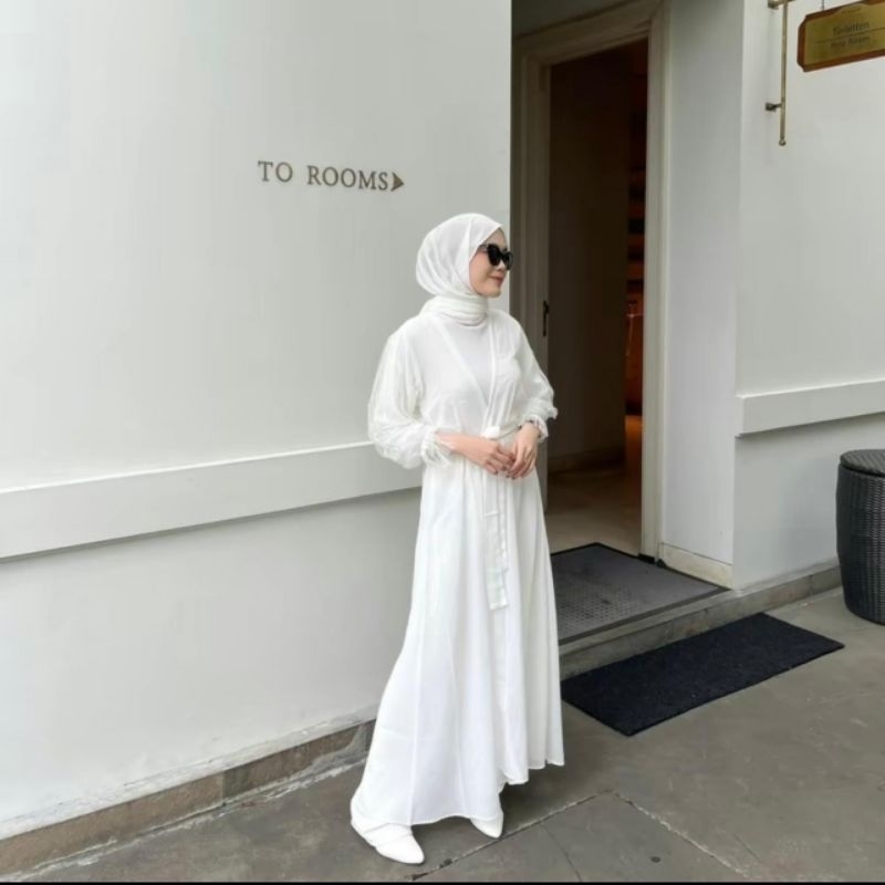 ONE SET OUTER LONG TUNIK // SET OUTER TILE // OUTER SET BAHAN CRINCKLE