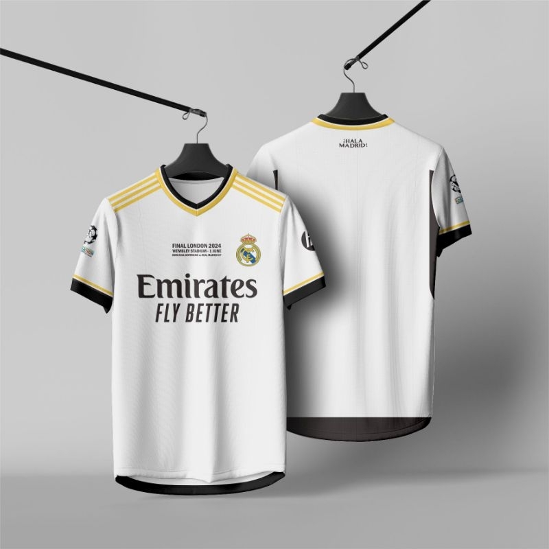 Jersey bola Madrid Final UCL 2024