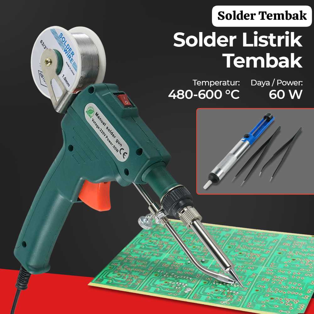 Solder Listrik Tembak Solder Listrik Tembak Tin Gun Handheld Wire Tweezer 60W