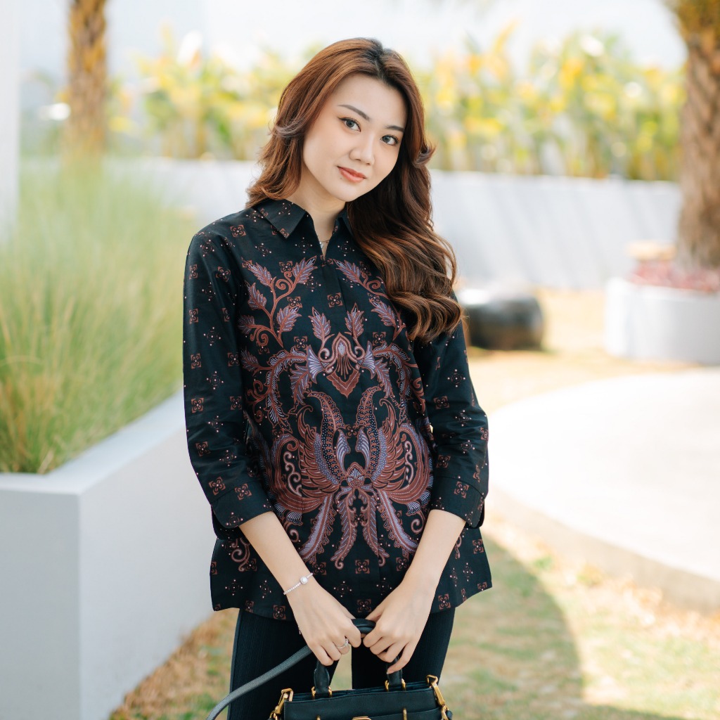My Aksa Batik Wanita Blouse Emma Edrick