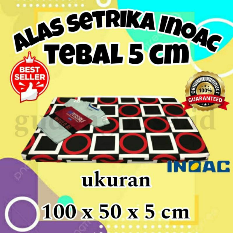 alas setrika/alas setrika inoac/alas setrika busa/alas setrika tebal 5cm/alas setrika busa inoac