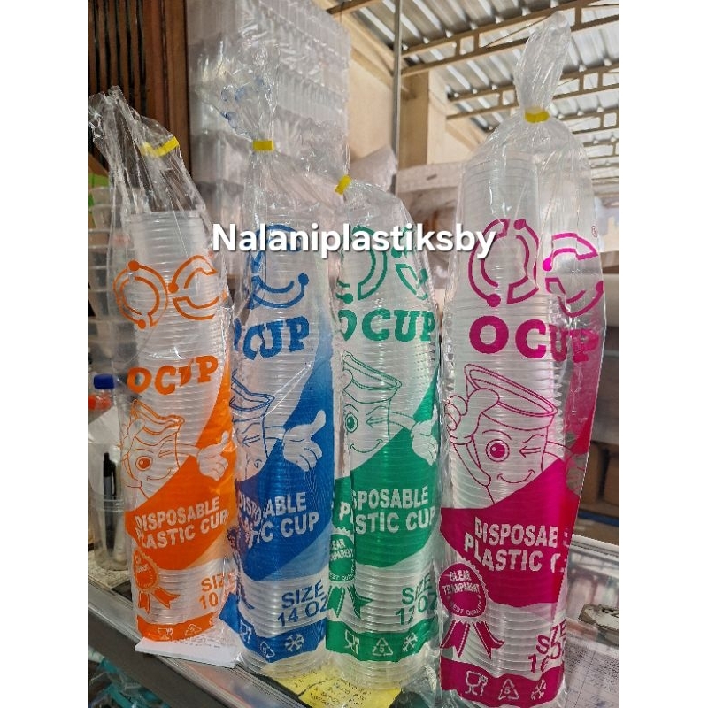 Gelas Cup Plastik 10 oz,12 oz,14 oz,16 oz