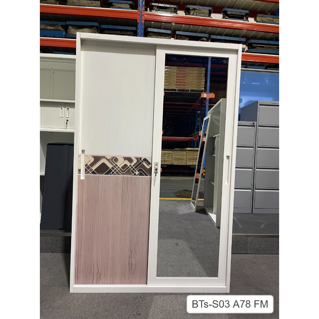 Lemari pakaian 2 pintu BTs-S03