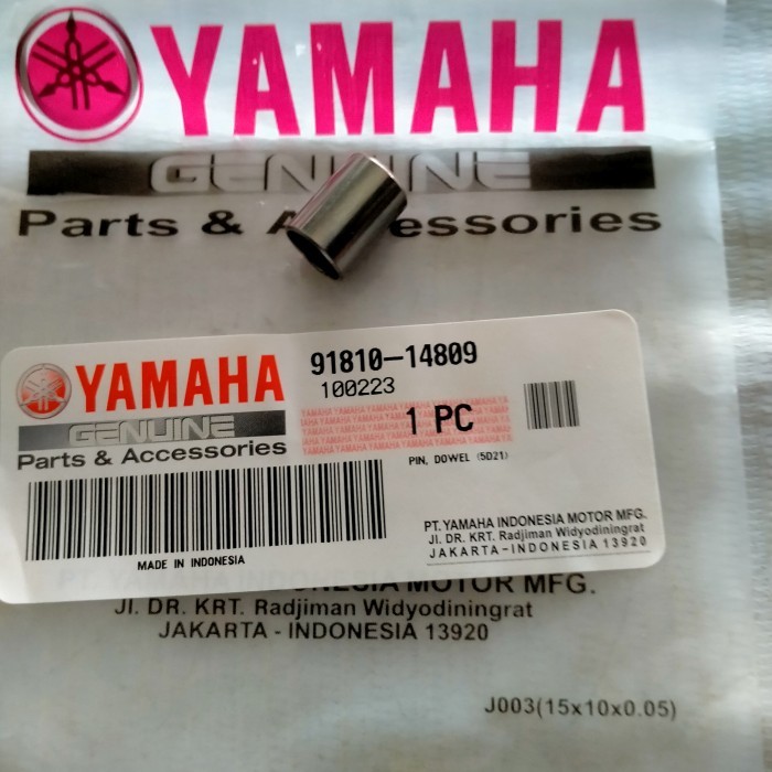 Pin Dowel Original Yamaha 91810-14809