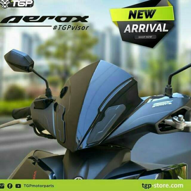 Wingshield/Visor AEROX/VISOR AEROX 155 WINSIL TGP 6 Terjual