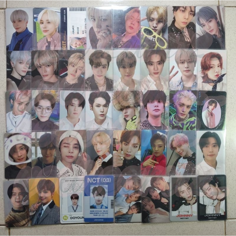 pc mark jaehyun jungwoo taeyong johnny yuta taeil doyoung  jewel case photobook pb universe kihno ar