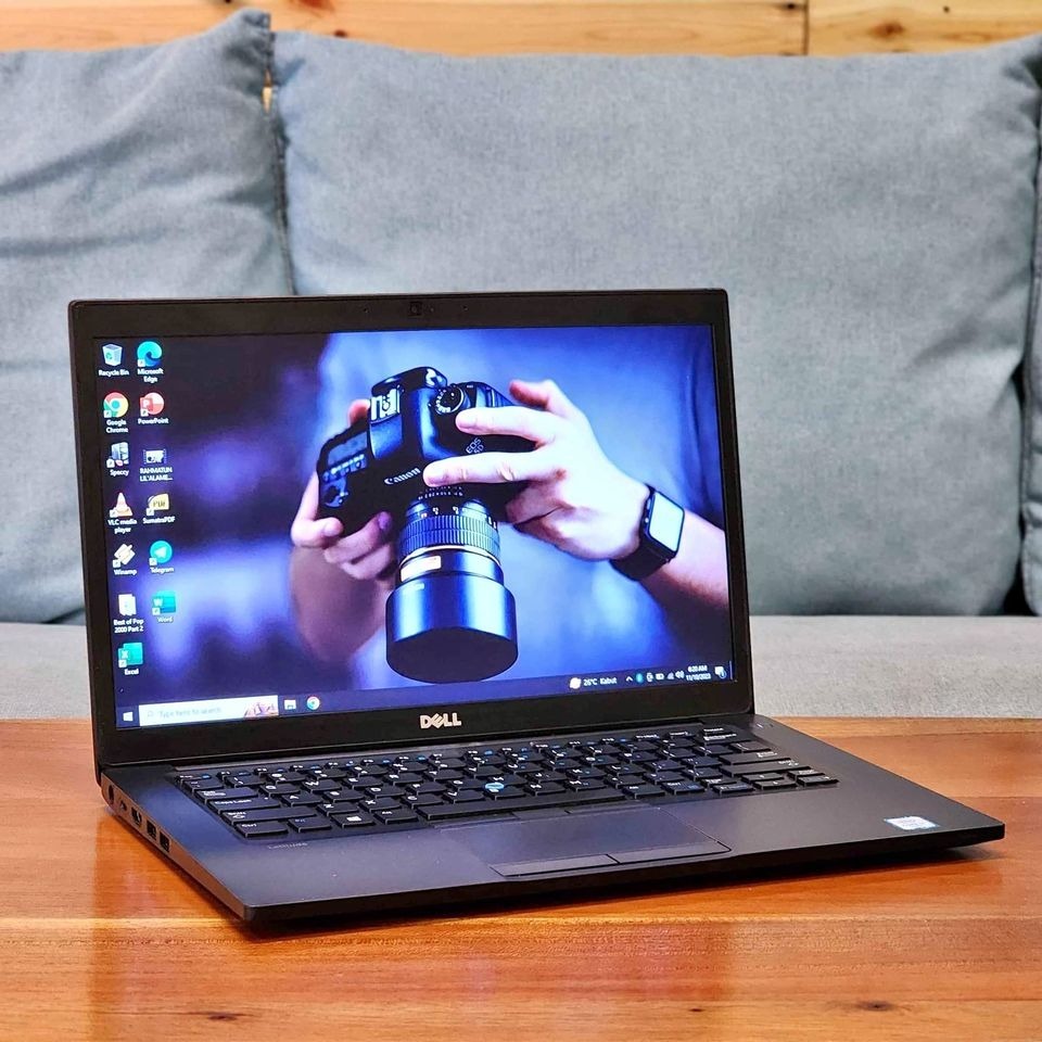Laptop Core i7 SSD Cepat DELL 7480 Latitude Backlight Key Mulus Murah