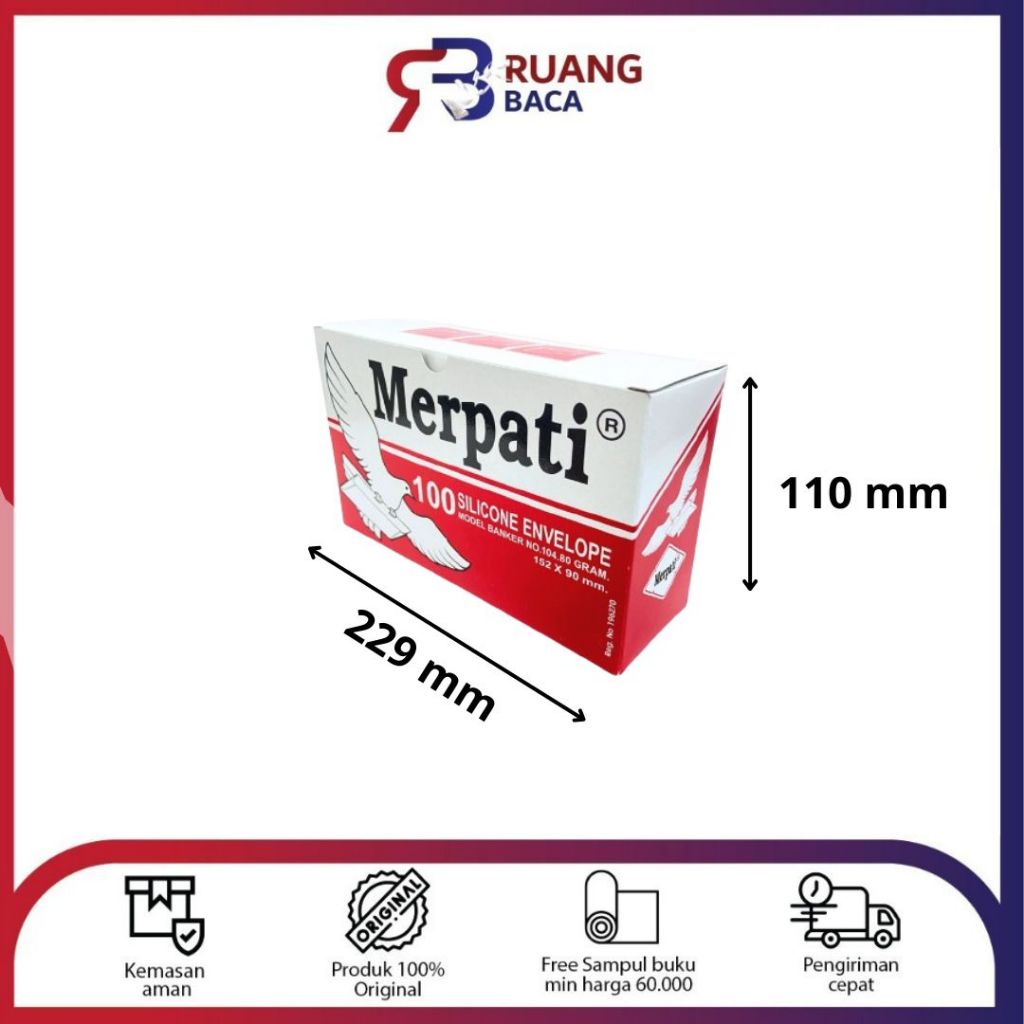 

AMPLOP MERPATI 90-80 SLC AA624750