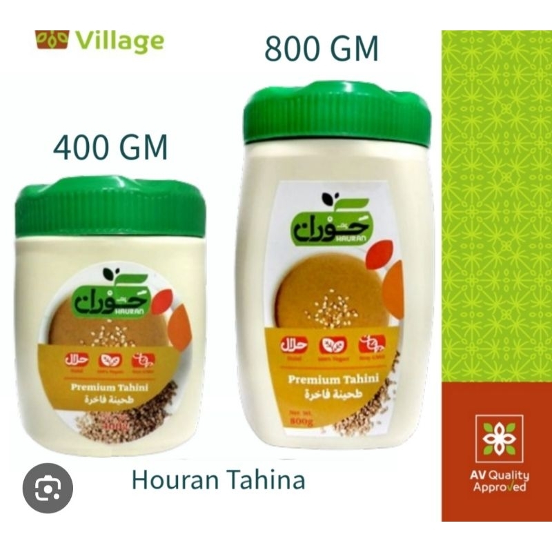 

Hauran Tahini or Tahina Hauran Olesan Roti Arab Cemilan Instant Biji Wijen