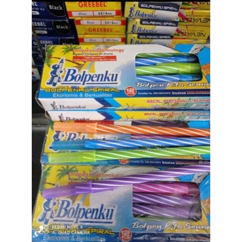 

Pulpen Bolpenku lilin/spiral @ 12 pcs