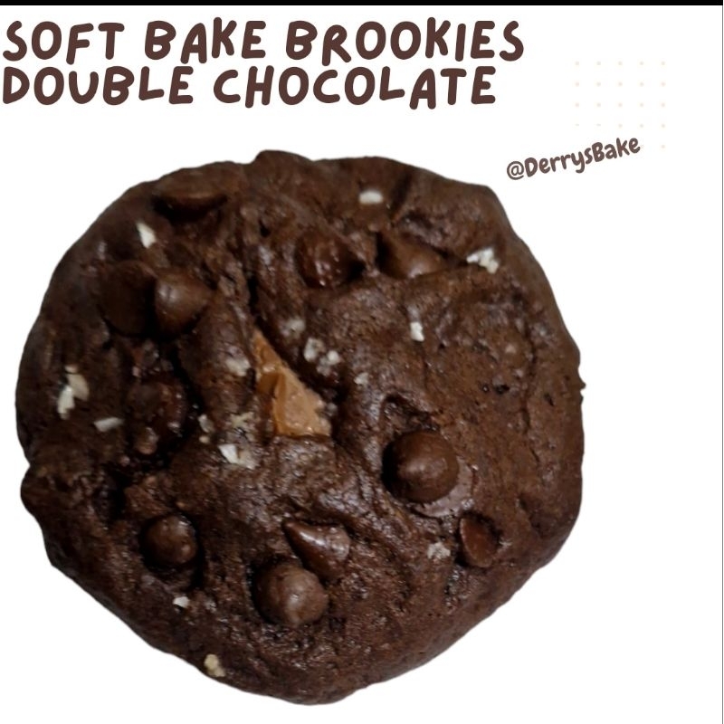 

Soft Bake Brookies (brownies cookies) double choco isi 6 pcs