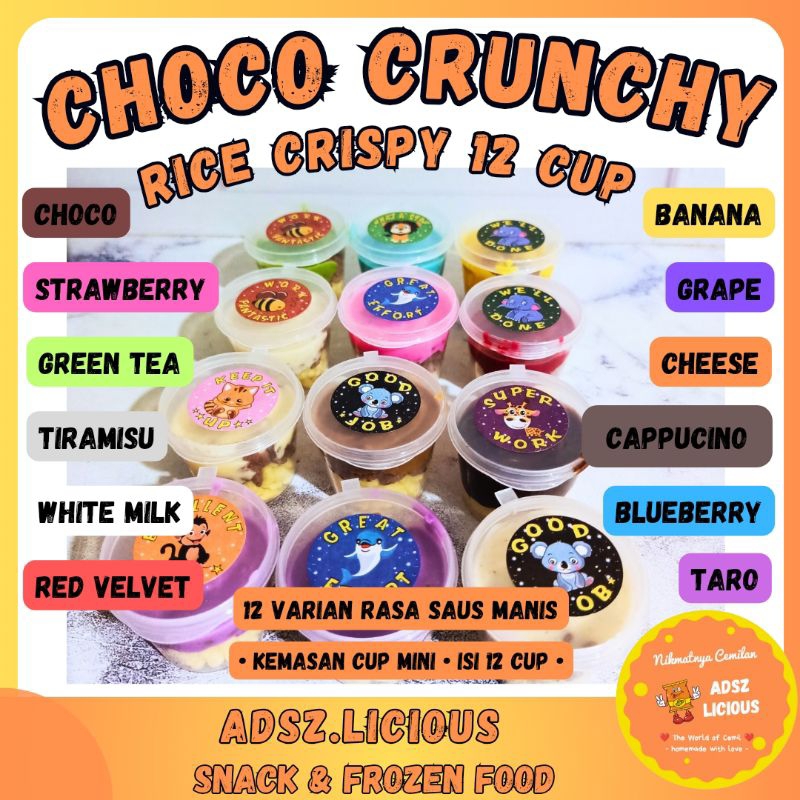 

CHOCO CRUNCHY RICE CRISPY LUMER CUP MINI 12PCS CUP