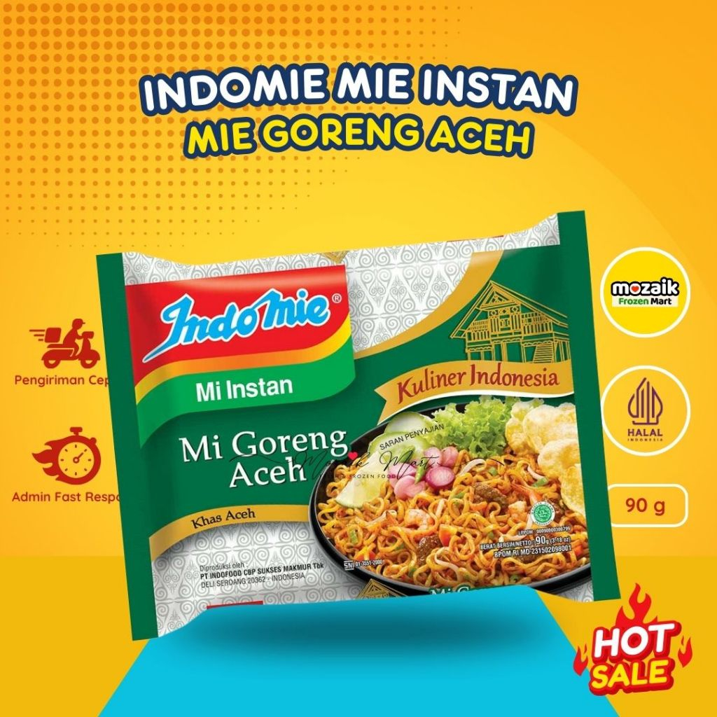 

Indomie Mie Goreng Aceh Frozen Mart Frozen Food Palembang 90 gr