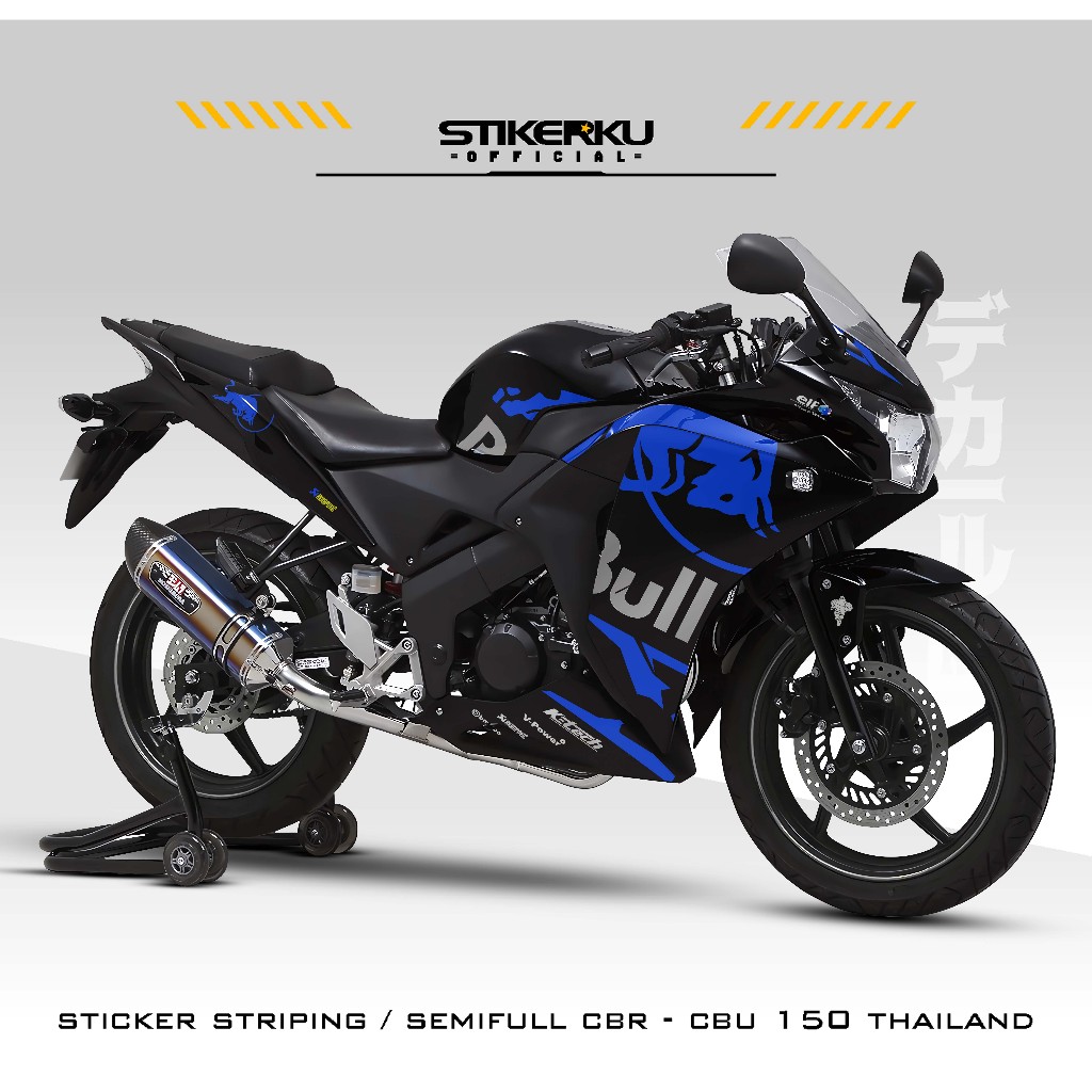 STRIPPING CBR CBU 150 THAILAND / MOTIF 1 / MODIF CB150R CBU / VARIASI CBR150 / KAULADECAL