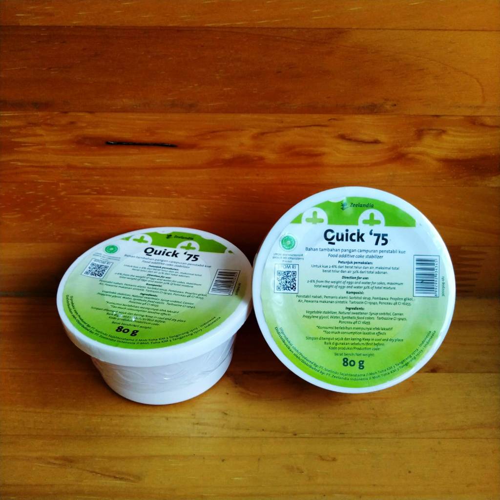 

Zeelandia Quick '75 Cake Stabilizer 80 gr