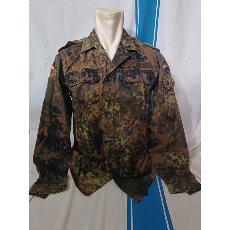 Kemeja BDU PDL loreng Flecktarn Jerman Army (10)