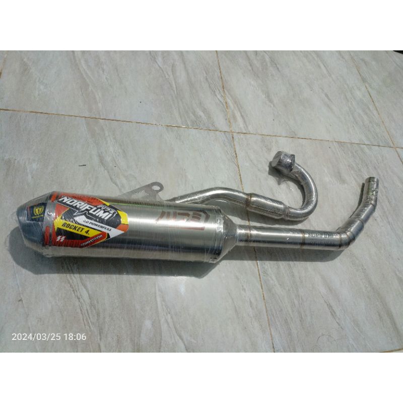 knalpot crf norifumi roket4 conpetision