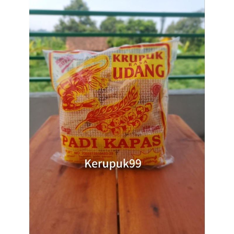 

Kerupuk Udang Ukuran Kancing/Kecil Padi Kapas 250 gram