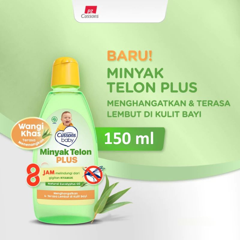 Cussons Baby Minyak Telon Plus 150ml|Minyak Telon Bayi