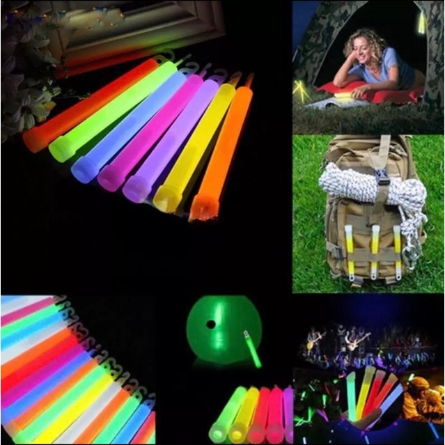 Glow stick 6 inch - glow stick fosfor - stik fosfor - kalung glow stick - stick konser - stick warna