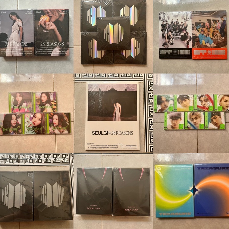 KODE U8D READY STOCK CLEARANCE SALE ALBUM SEALED SEULGI BTS PROOF NCT 127 2BADDIES NMIXX ENTWURF ENH