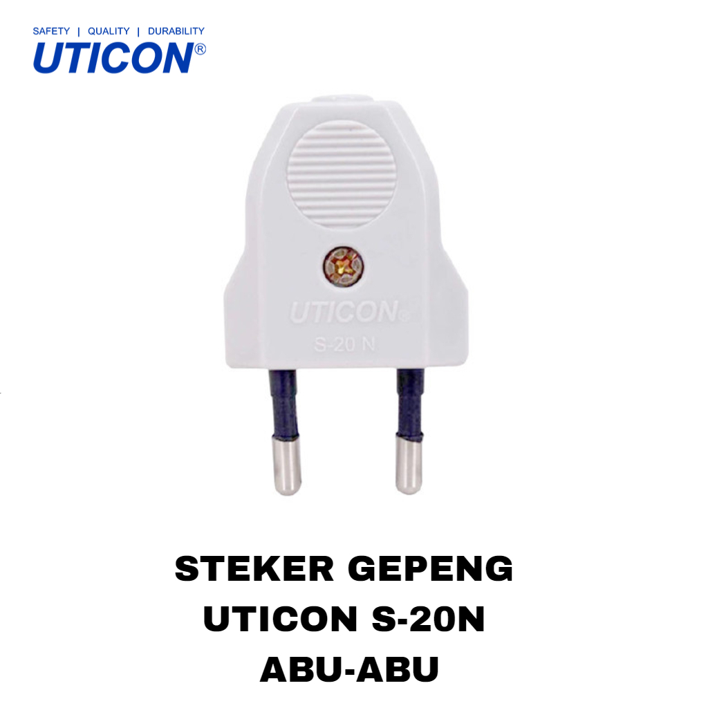 Steker Gepeng Uticon S-20N / Cok Gepeng Uticon