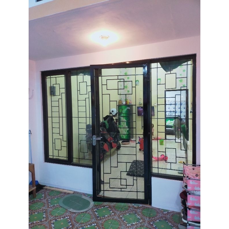 pintu dobel kasa nyamuk minimalis/pengaman pintu utama