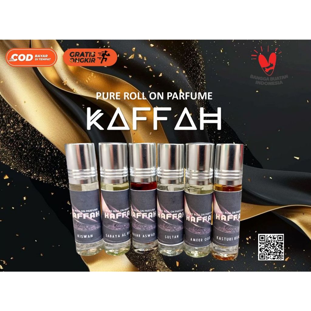 KAFFAH Parfum Roll On Murni Full Bibit