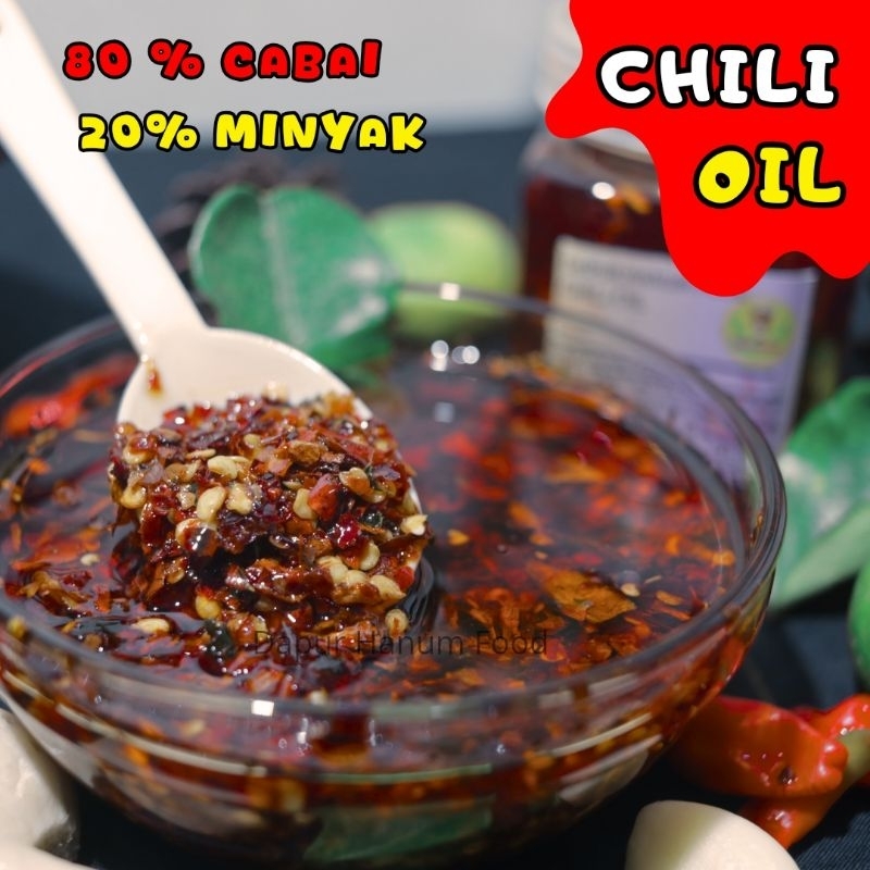 

CHILI OIL / MINYAK CABAI HALAL BY DAPUR HANUM FOOD 200ML